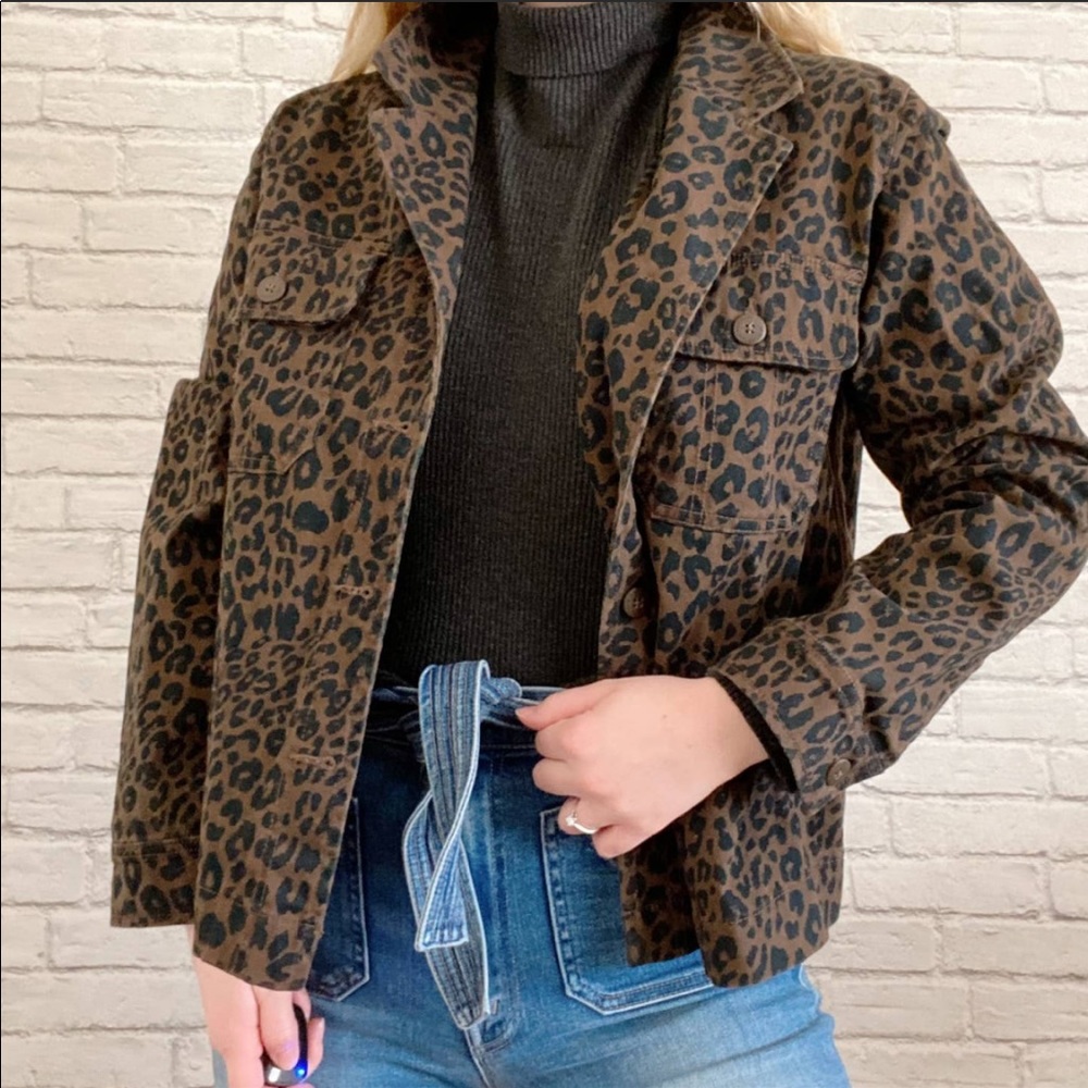 Sanctuary leopard trendy jacket
